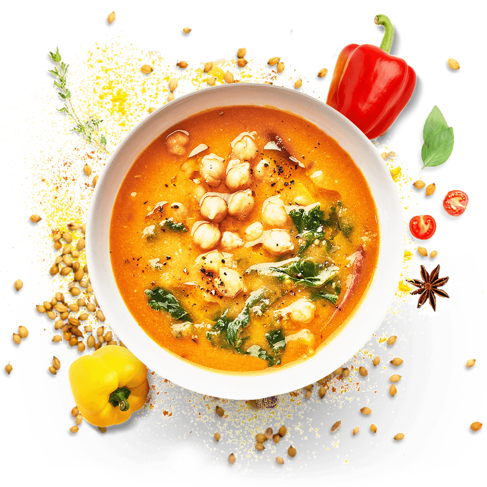 Imagem ilustrativa sopa com legumes